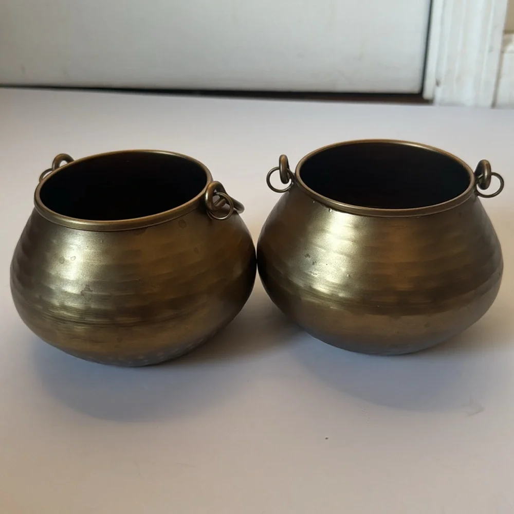 Pottery Barn brass decoration piece